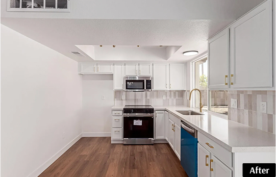 Kitchen after renovation