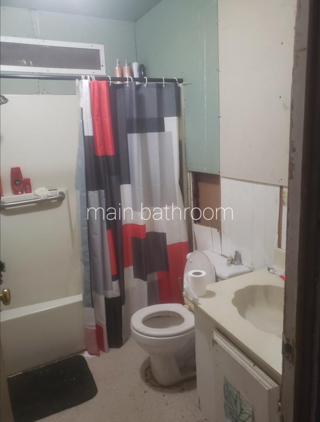 Bathroom before renovation