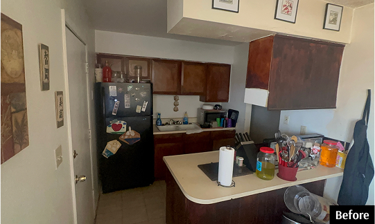 Kitchen before renovation